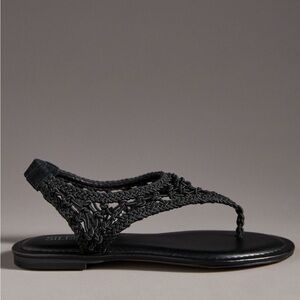 Silent D Crochet Thong Sandals